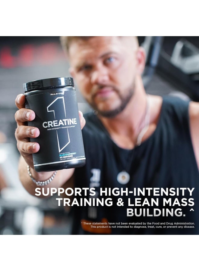 Rule1 Creatine Monohydrate Powder, Blue Raspberry, 30 Servings, 5g per Serving, Micronized Creatine for Strength & Training Performance - Image 5